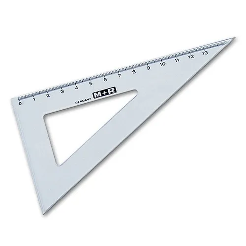 Zeichendreieck Profi 60°, l = 32 cm Möbius + Ruppert 6232 transparent
