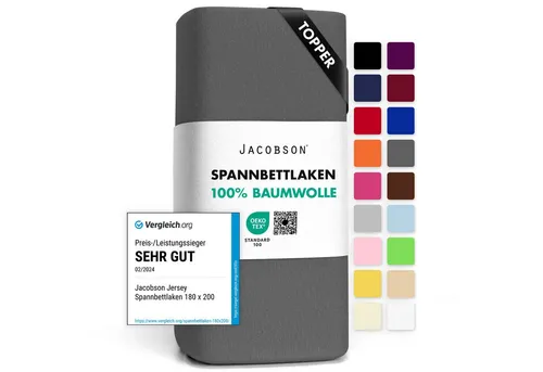 Bett- und Haushaltswäsche Grau von Jacobson