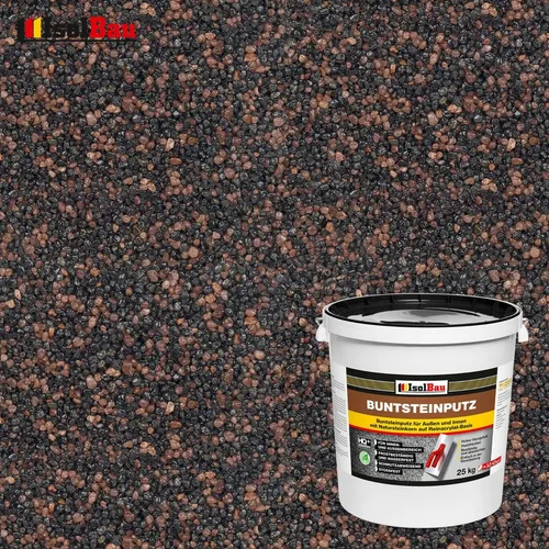 Mosaikputz Buntsteinputz BP 85 (schwarz, braun) 25 kg Absolute Qualität