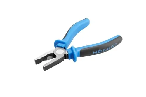 PROFI Kombizange 160 MM, Kombinationszange CR-V | HRC 58-62 | Chrom-Vanadium- Stahl | Universalzange | Gummierte Grifffläche (Kombizange, 160 MM)