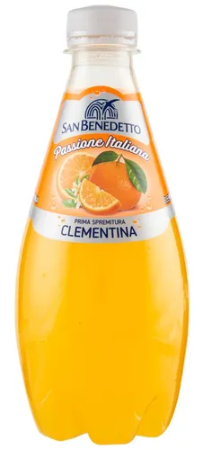 San Benedetto Aranciata Clementina 12x40cl - Erfrischende Clementinen-Limonade in praktischen PET-Flaschen, ideal für unterwegs und perfekt für warme Tage.