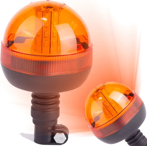 Warnlicht Stroboskoplicht Blinklichter Front Amber Notlicht-Leuchtfeuer für LKWs Traktoren Gabelstapler 12/24V LED helles Licht Retoo