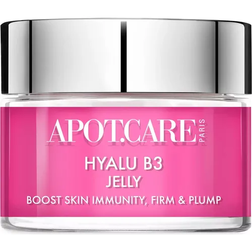 Apot.Care Creme Moisturizers Hyalu B3 Jelly - Tagescreme mit Hyaluronsäure, die die Haut intensiv hydratisiert und für mehr Festigkeit und Elastizität sorgt. Ideal für glatte, strahlende Haut!
