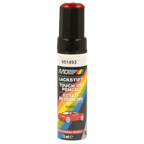 Motip Fahrzeug-Kombinationslack Kompakt rot metallic 12 ml 951493