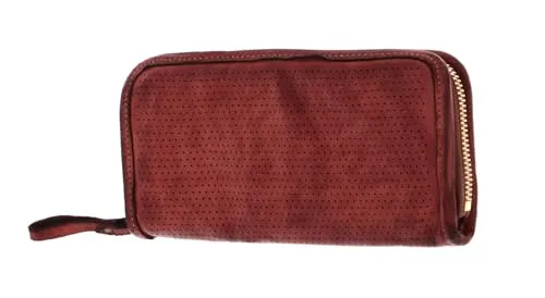 Campomaggi Geldbörse aus Echtleder - Elegante Geldbörse aus hochwertigem, handgearbeitetem Leder mit 12 Kartenfächern und Zipperfach für Münzen – perfekt für stilbewusste Damen!