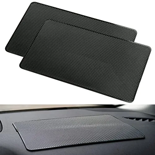 Stück Antirutschmatte Anti Rutsch Matte für Auto Armaturenbrett Antirutsch Pads Silikon-Fixierkissen Wird für Autodekorationen, Brillen, Handys Verwendet 2