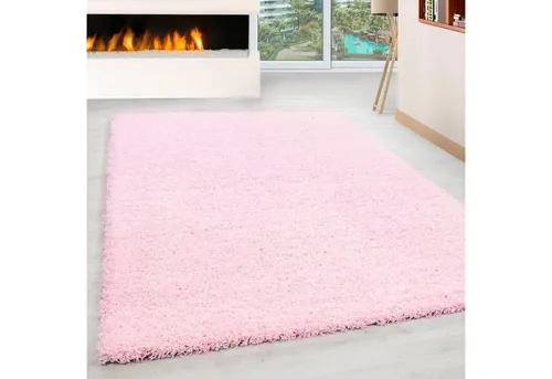 Ayyildiz Teppiche Hochflor-Teppich Life Shaggy 1500, rechteckig, Höhe: 30 mm, Langflor, uni, große Farbauswahl, robust, auch als Läufer und in rund