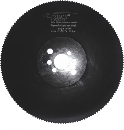 SMI HSS-E Metall-Kreissägeblatt VA 250 x 2,0 x 32 mm 128 Zähne Sägeblatt