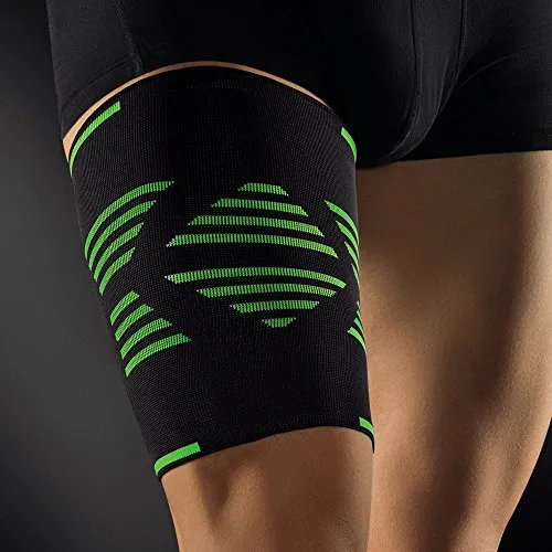 BORT ActiveColor Sport Oberschenkelstüt.L schw/gr. 1 St