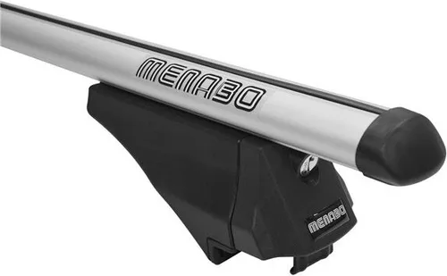 Menabo Tiger Silver Dachträger/Relingträger kompatibel mit Ford Edge 2016+