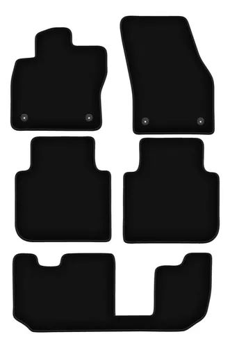 BASIC Velours-Fußmatten für Volkswagen Tiguan Allspace 7-Sitzer (2017-)
