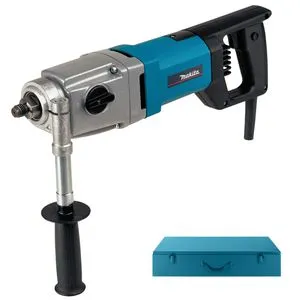 Makita DBM130 Diamantbohrmaschine 130 mm Ø - Bohrmaschinen für erschütterungsarmes Bohren bis 132 mm Ø, ideal für Mauerwerk und abrasive Baustoffe. Mit Konstantelektronik und Schutzfunktionen für maximale Leistung und Langlebigkeit.