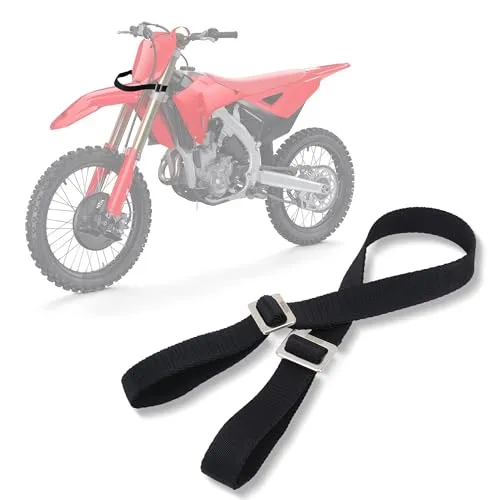 AnXin Zurrschlaufen Motorrad Universal für Die Meisten Heavy-Duty Dirt Bike Pit ATV Enduro Transport Spanngurte Anhänger Schwarz