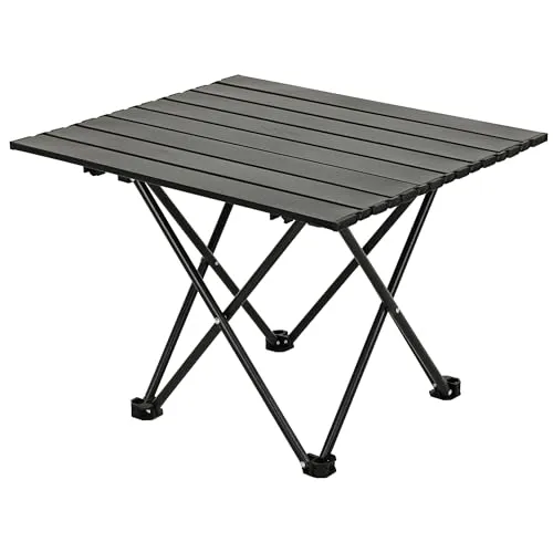 Annastore Multifunktionaler Beistelltisch für Camping & Outdoor – Klappbarer Campingtisch mit Tragetasche – 56 x 46 x 46 cm – Leicht, stabil & platzsparend