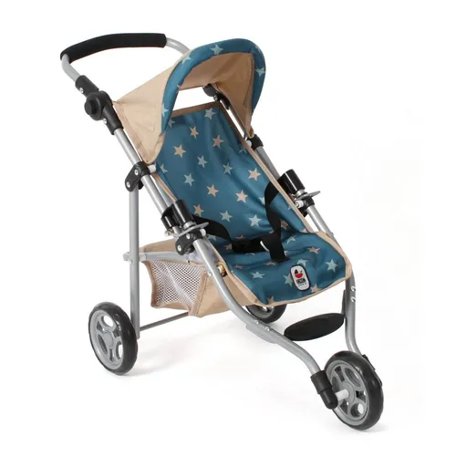 Bayer Chic 2000 Puppen Jogging Buggy LOLA Sternchen türkis-beige