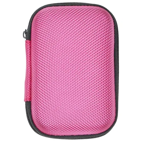 caseroxx Schutz Tasche für Beurer BR 10/60 / 90 Insektenstichheiler, Hard-Cover Reise-Etui zum Transport und zur Aufbewahrung pink