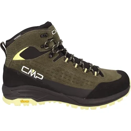 CAMPAGNOLO Vertyx Mid Trekking Shoes WP grün 43 - Wanderschuhe mit wasserfester CLIMAPROTECT-Membran, optimaler Halt durch Mid Cut und herausragende Griffigkeit dank VIBRAM S3018 Sohle – ideal für anspruchsvolle Trekkingtouren.