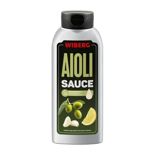 Wiberg Aioli Sauce Knoblauchsauce intensive Würze Packung 730g