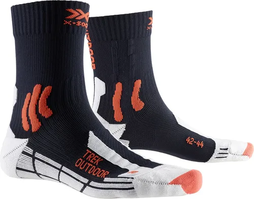 X-Socks Wandersocken Trek Outdoor 4.0 - für optimalen Komfort - Wandersocken für Herren und Damen mit patentiertem Air-Conditioning Channel® 4.0 für effektive Belüftung und Blasenschutz, ideal für lange Wanderungen.