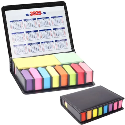 Haftnotizen Set, 12 Farben Megapack, 2000 Stück Bunte Klebezettel klein, Markierung Buch Notizzettel,2 Formaten Haftmarker schmal Haftstreifen Papier pastell, Page Marker Sticky Notes Set