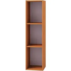 VCM Holz Schallplatten Regal - Stand Regal für 100 Schallplatten - Aktenschränke & Büroregale: Stabiles Regal mit 3 Fächern, ideal zur stilvollen Aufbewahrung von Schallplatten, CDs und mehr. Maße: H. 107 x B. 34 x T. 30 cm.