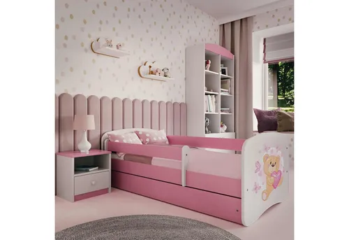 Raumhirsch Kinderbett Schmetterlingsbär, Rosa in pink von Raumhirsch Furniture