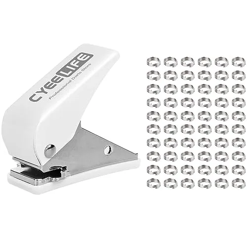 CyeeLife Dart locher+100stück Shaft O Ringe aus Metall,Dart Flights zubehör