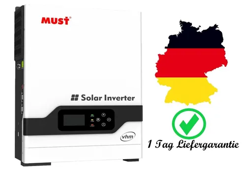 3000W Solar Wechselrichter 24VDC Pure Sine Wave 80A MPPT Solar Ladegerät
