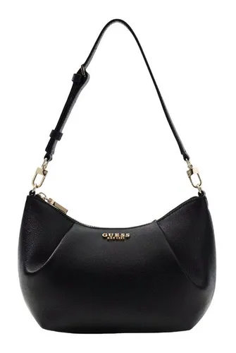 Guess Amorette Schultertasche - Elegante GUESS Amorette Schultertasche in Schwarz, kompakt und stilvoll. Mit zwei abnehmbaren Trageriemen, ausreichend Platz für Essentials und hochwertigem Design. Perfekt für jeden Anlass!