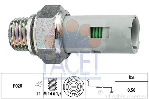 Facet Öldruckschalter Made in Italy
