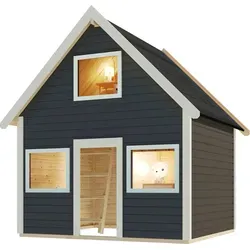 KONIFERA Spielhaus Kuno aus Fichte, grau