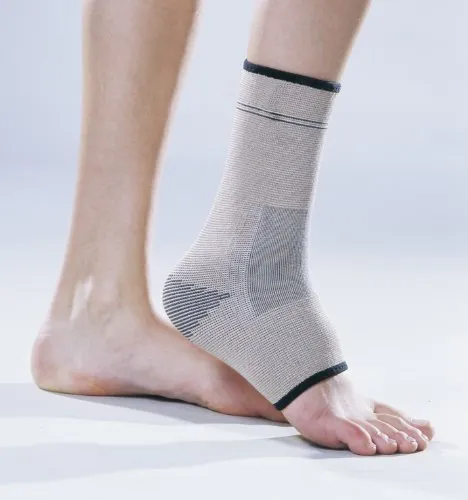 Mikros Bambus Fleece Fußgelenkbandage, Größe Medium (Umfang Knöchel 23-26cm)