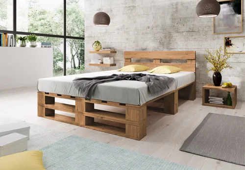 Betten & Bettgestelle Braun von Lermowood