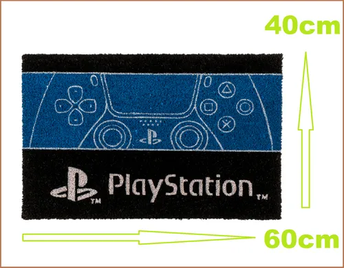Playstation-Fußmatte-Merchandise-Fan-Sony-Spielen-Zocken Fußabtreter 60x40cm