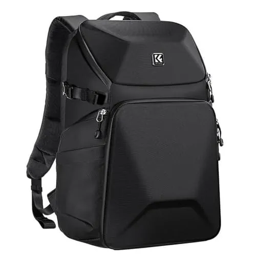 K&F Concept Kamera Rucksack 20L schwarz - Optimaler Schutz für Ihre Kamera - Kamerataschen & -koffer, geräumiger 20L Rucksack mit gepolsterten Fächern für sicheren Transport Ihrer Kameraausrüstung.
