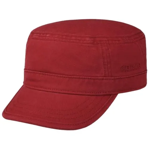 Stetson Gosper Army Cap in rot von Stetson