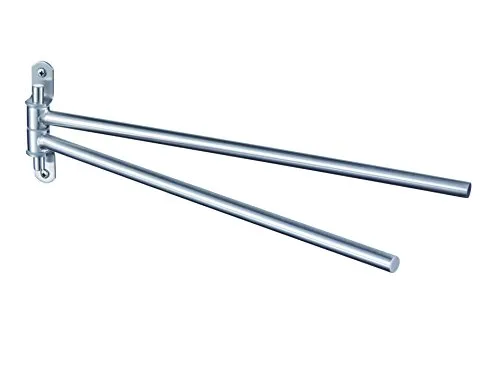 HACEKA IXI Handtuchhalter, schwenkbar, Edelstahl, gebürstet, 1115793