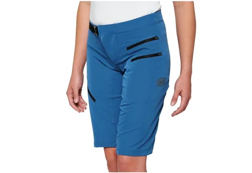 Airmatic Womens Shorts - Slate Blue - M - Fahrradhosen für Damen, ideal für All-Mountain-Trails mit DWR 4-Wege-Stretch-Material, das für hervorragende Belüftung und langanhaltenden Komfort sorgt.