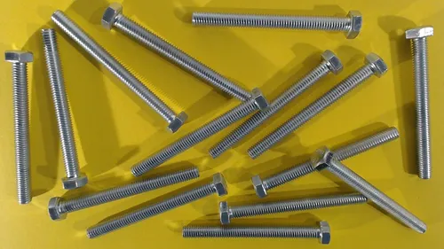 15X M5x50 Sechskantschrauben 8.8 mit Gewinde bis Kopf DIN 933 / ISO 4017 galv.