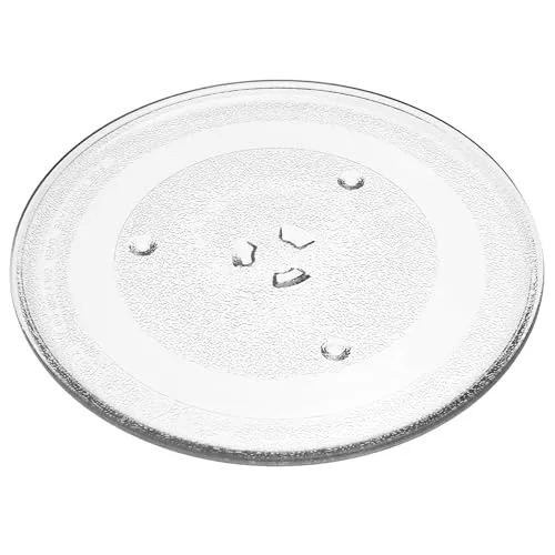 vhbw Glas Mikrowellen-Teller kompatibel mit Samsung MG23F301EASEN, MG23F301EAW/EN, MG23F301EAWEN, MG23F301EFSEF, MG23F301EJW/EO Mikrowelle
