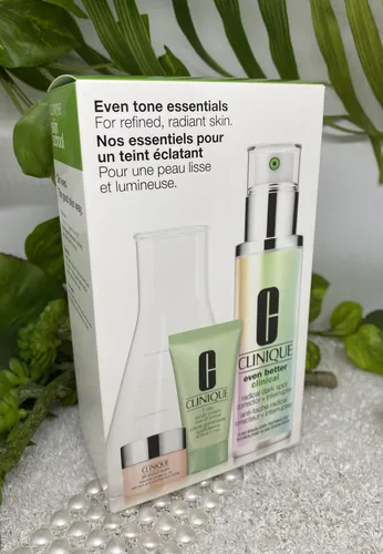 Clinique Even Better Geschenk-Set Pflege 3-tlg. - Gesichtspflege Set in Limited Edition mit 85ml Inhalt, ideal für alle Hauttypen und sorgt für ein strahlendes Hautbild.