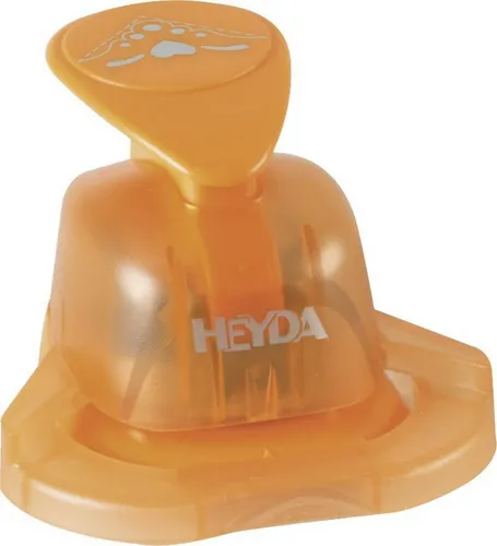 Heyda Motivstanzer Motivstanzer für Karton bis 220g/qm Ecke Herz ca. 50x20mm