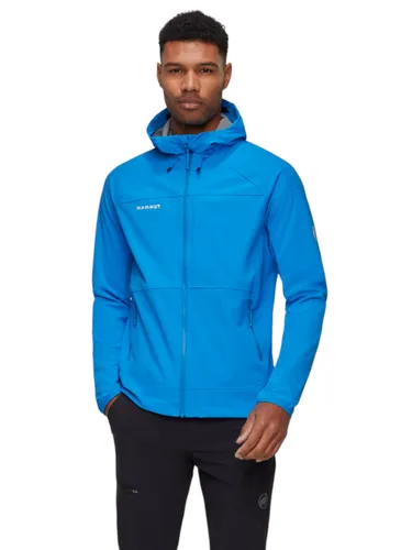 Mammut Ultimate Comfort Softshell Hooded Jacket Men in blau von Mammut