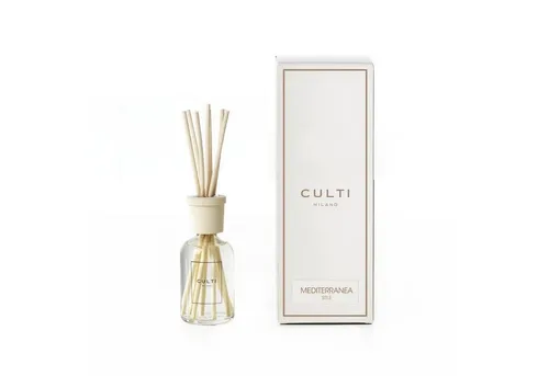 Culti Stile Mediterranea Aroma Diffuser 100 ml - Lufterfrischer mit erfrischendem Sommerduft, ideal für eine angenehme Raumatmosphäre. Genießen Sie die harmonische Mischung aus Holz- und Zitrusdüften.