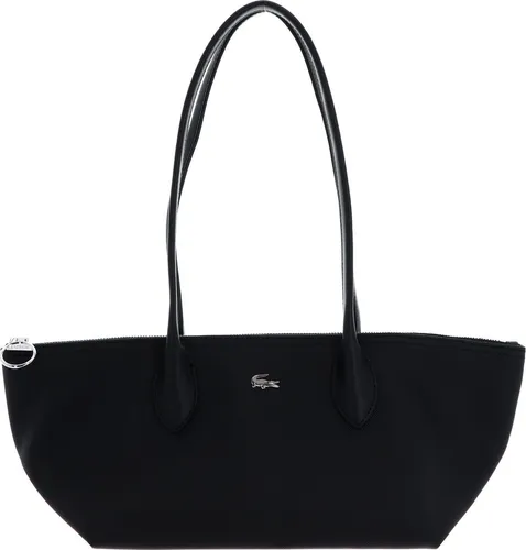 LACOSTE Schultertasche Athena Shopping Bag Noir - Umhängetasche mit geräumigem Hauptfach und sicherem Reißverschluss, ideal für Alltag und Shopping. Elegant und praktisch, mit dem ikonischen LACOSTE Krokodil für einen stilvollen Look.
