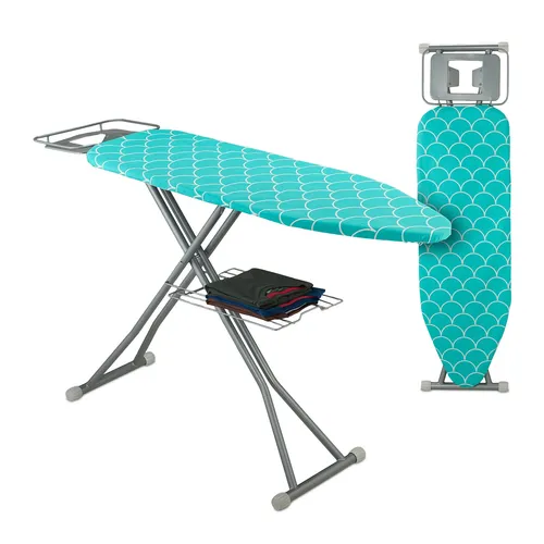 Bügelbrett Faltbar mit Integrierter Bügeleisenablage
