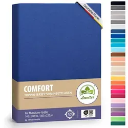 Bettlaken Blau von Leevitex
