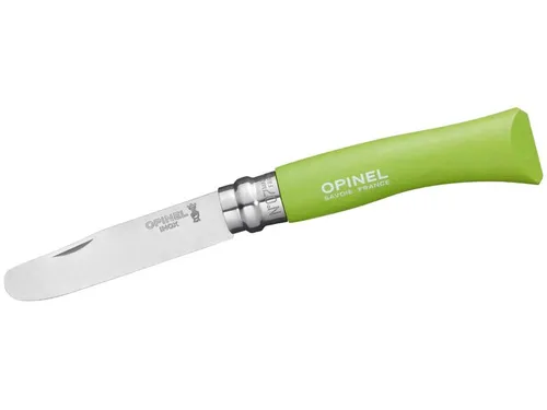 Opinel Kindermesser rostfrei Buchenholz grün