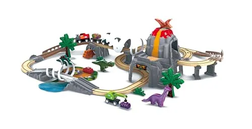 Hape E3795 Dino-Eisenbahn-Abenteuer von Hape