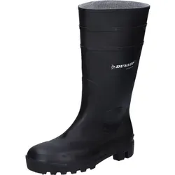 Dunlop Protomaster Sicherheitsstiefel S5 Gr. 45 - Schwarz - Vielseitige Sicherheitsstiefel für Beruf und Freizeit. Mit Stahlkappe, durchtrittsicherer Zwischensohle und rutschfester Sohle bieten sie zuverlässigen Schutz und Komfort bei der Arbeit.